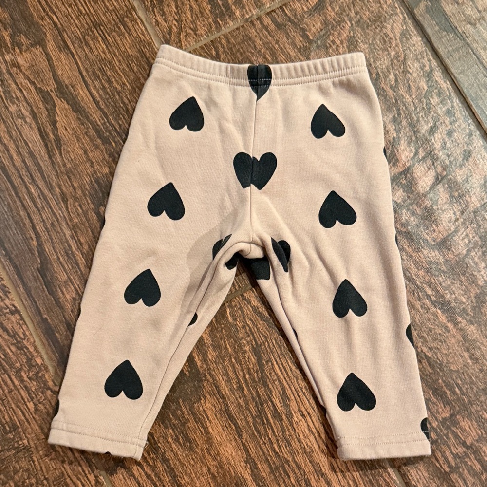Heart Print Kids Leggings Sweatpants